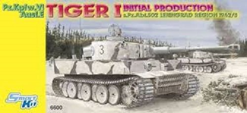 Dragon 6600 German PzKpfw VI Tiger Ausf.E (Initial Production, Leningrad 1942/1943) 1/35