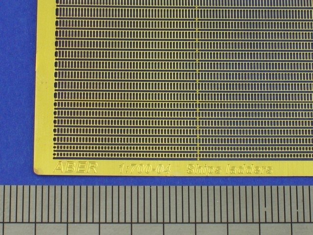 Aber 1/700-04 Ship ladders ( Drabinki do statków i okrętów ) 1/700 – immagine 2