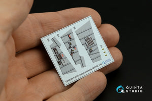 Quinta Studio QD48387 F-4E early with slatted wing 3D-Printed &amp;amp; coloured Interior on decal paper (Meng) 1/48 – Bild 8