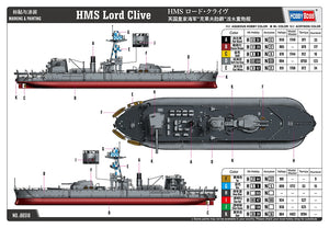 Hobby Boss 86518 HMS Lord Clive 1/350 – immagine 4