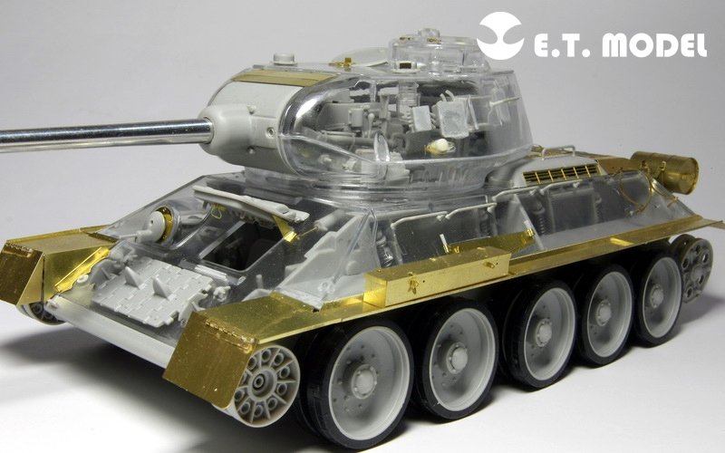Garde-boue ET Model E35-021 WWII Soviet T-34/85 (Pour AFV CLUB 35S56) (1/35) – image 3