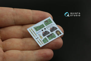 Quinta Studio QD72042 Spitfire Mk.IX 3D-Printed &amp;amp; coloured Interior on decal paper (Eduard) 1/72 – immagine 6