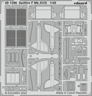 Eduard BIG49348 Spitfire F Mk. XVIII AIRFIX 1/48 – imagen 3