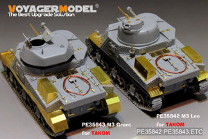 Voyager Model PE35843 WWII British Grant Medium Tank basic For TAKOM 2086 1/35 – immagine 3