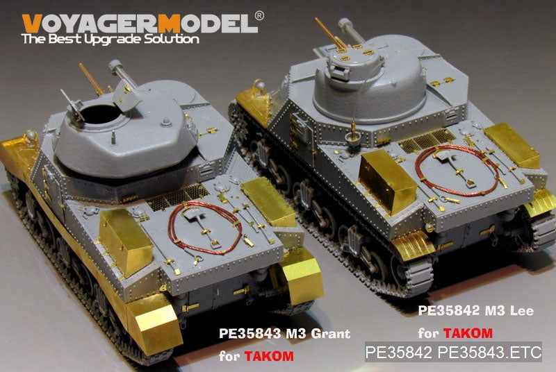 Voyager Model PE35843 WWII British Grant Medium Tank basic For TAKOM 2086 1/35 – immagine 3