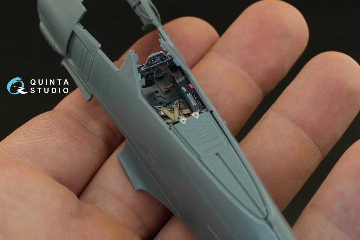 Quinta Studio QD48080 FW 190A-4 3D-Printed &amp;amp; coloured Interior on decal paper (for Eduard kit) 1/48 – Bild 8