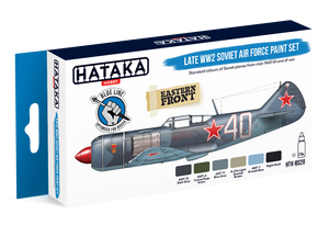 Hataka HTK-BS20 BLUE LINE – Late WW2 Soviet Air Force paint set 6x17ml