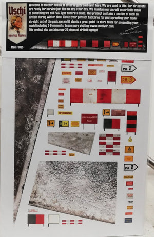 Uschi 3035 Scenic display: Russian PAG-Type Taxiway BLAST EDITION 1/48 – zdjęcie 2