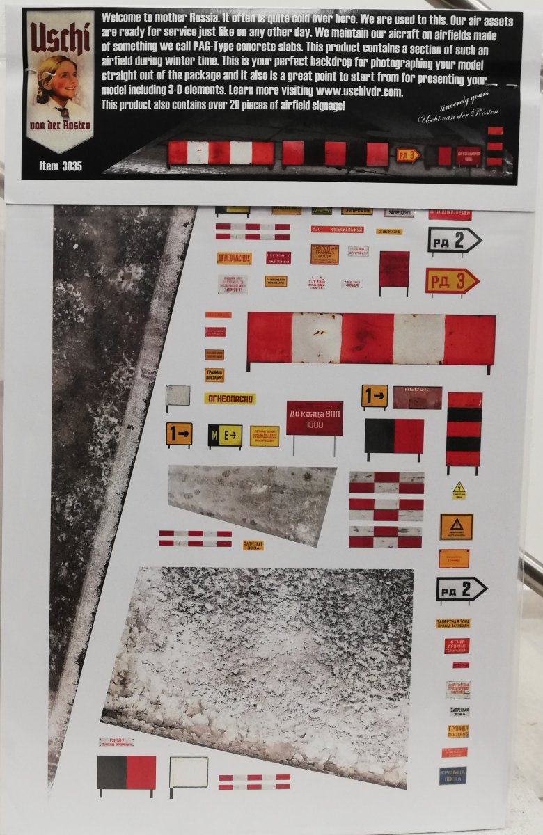 Uschi 3035 Scenic display: Russian PAG-Type Taxiway BLAST EDITION 1/48 – zdjęcie 2