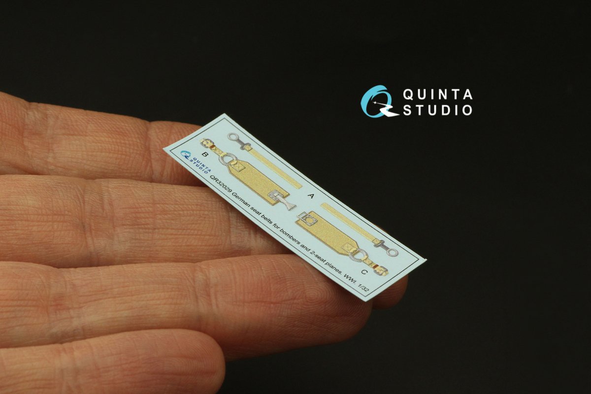 Quinta Studio QR32029 Ceintures de sécurité pour bombardiers allemands de la Première Guerre mondiale, échelle 1/32 – image 5