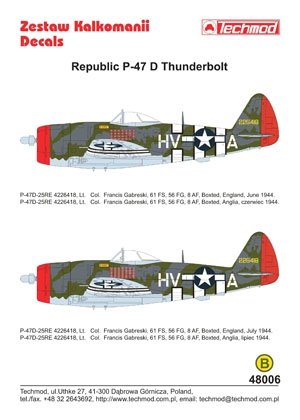 Techmod 48006 - Republic P-47D Thunderbolt 1/48 – image 2