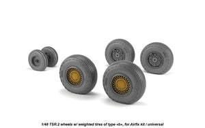 Armory Models AW48413 BAC TSR.2 wheels w/ weighted tires, type “b” (GY) 1/48 – zdjęcie 3