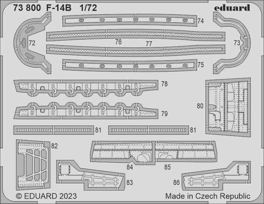 Eduard BIG72175 F-14B ACADEMY 1/72 – immagine 5