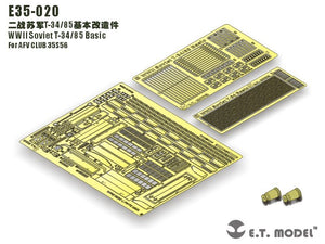 E.T. Model E35-020 WWII Soviet T-34/85 Basic (For AFV CLUB 35S56) 1/35