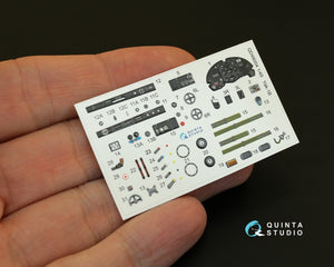 Quinta Studio QD48004 Yak-1B (late production) 3D-Printed &amp;amp; colored Interior on decal pape (for all kits) 1/48 – image 2