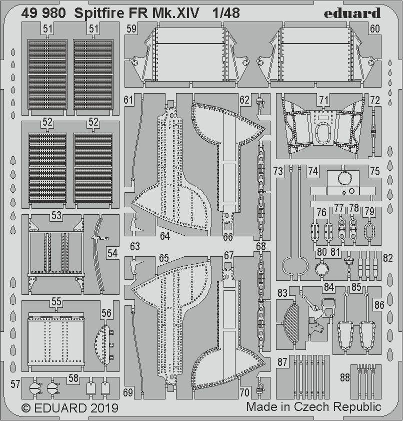 Eduard 49980 Spitfire FR Mk. XIV 1/48 AIRFIX – Bild 2
