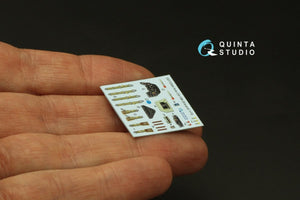 Quinta Studio QD72064 Avia CS-199 3D-Printed &amp;amp; coloured Interior on decal paper (Eduard) 1/72 – imagen 10
