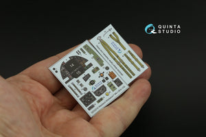 Quinta Studio QD32210 Westland Whirlwind F Mk.I 3D-Printed &amp;amp; coloured Interior on decal paper (Special Hobby) 1/32 – immagine 3