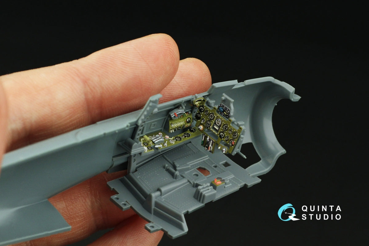 Quinta Studio QD48492 A6M2 Zero Mitsubishi Production 3D-Printed coloured Interior on decal paper (Eduard) 1/48 – Bild 9