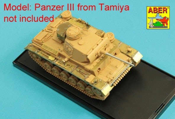 Aber 48A31 Grilles pour Pz.Kpfw. III et Stug III Compatibles avec les modèles Tamiya : 32540 ; 32524 ; 32525 ; 32543 ; 1/48 – image 6