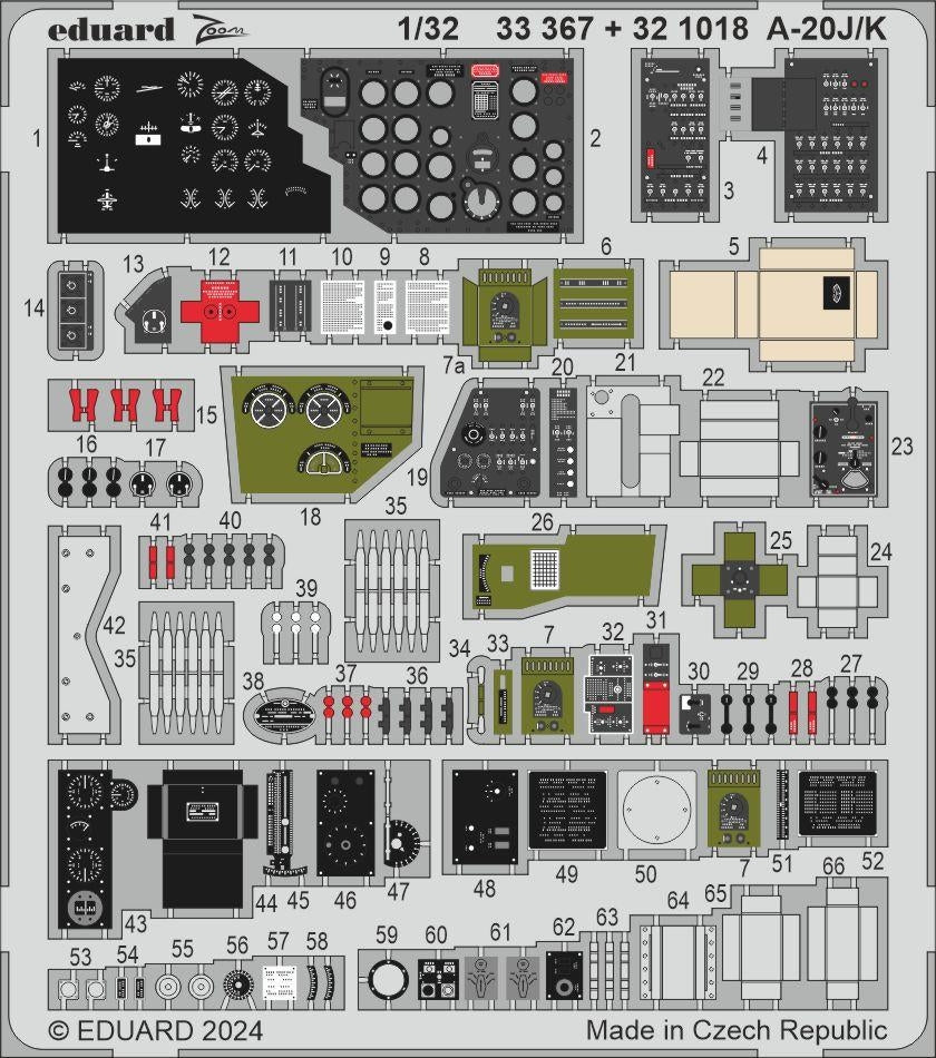 Eduard BIG33161 A-20J/ K HONG KONG MODELS 1/32 – Bild 4