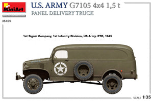 MiniArt 35405 U.S. ARMY G7105 4х4 1,5 t PANEL DELIVERY TRUCK 1/35 – immagine 6