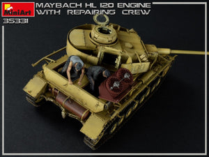 Miniart 35331 MAYBACH HL 120 ENGINE FOR PANZER III/IV FAMILY WITH REPAIR CREW 1/35 – Bild 15