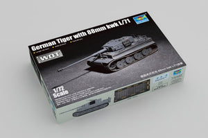 Trumpeter 07164 German Tiger with 88mm kwk L/71 1/72 – Bild 2