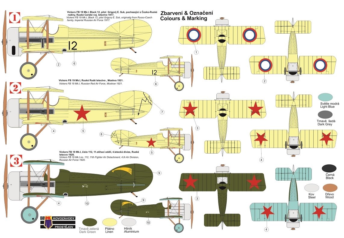 Kovozavody Prostejov KPM0251 Vickers FB-19 Mk.I „Bullet“ In Russian services 1/72 – Bild 2