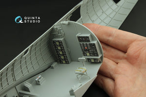 Quinta Studio QD32224 Boeing B-17G Radio operator&amp;#39;s compartment. 3D-Printed coloured Interior on decal paper (HK models) 1/32 – Bild 8