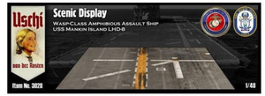 Uschi van der Rosten 3028 Makin Island LHD-8&amp;#39; Wasp Class rectangular 1/48