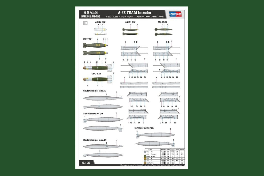 Hobby Boss 81710 A-6E TRAM Intruder – Bild 2