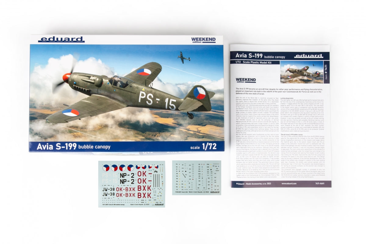 Eduard 7471 Avia S-199 bubble canopy 1/72 – imagen 2