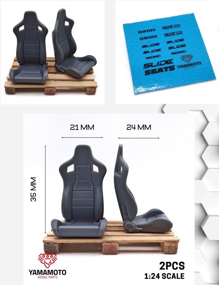 Yamamoto YMPTUN113 Sport Seats - Slide Type 1/24 – image 2