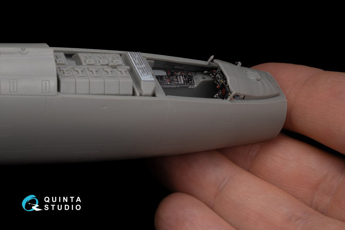 Quinta Studio QD48224 F-104S/ASA-M 3D-Printed &amp;amp; coloured Interior on decal paper (Kinetic) 1/48 – immagine 9