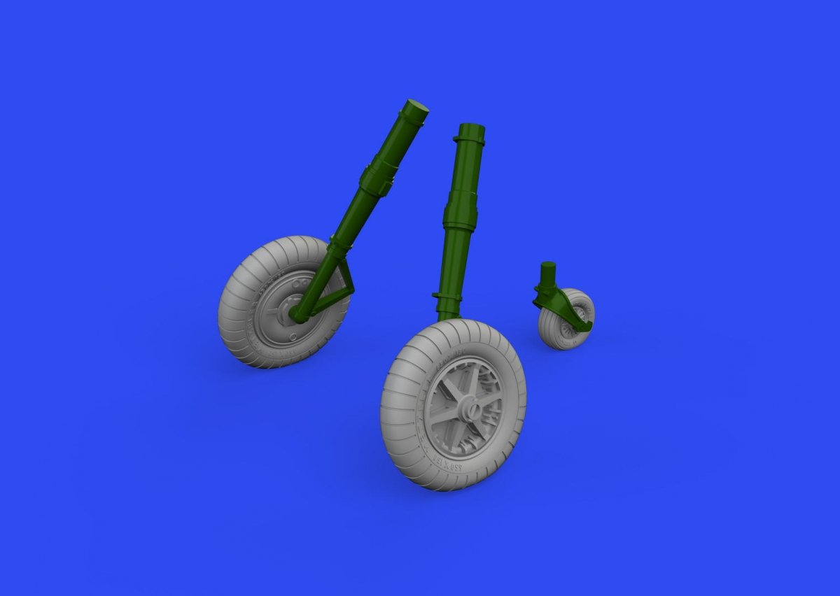 Eduard 632186 Bf 109G-2 wheels REVELL 1/32 – image 2