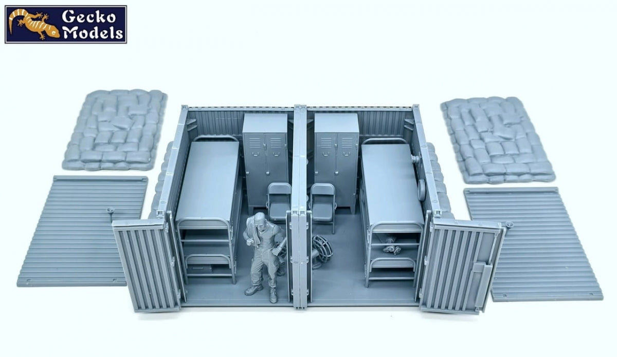 Gecko Models 35GM0116 US Army Base Temporary Dormitories in (Vietnam War Era) 1/35