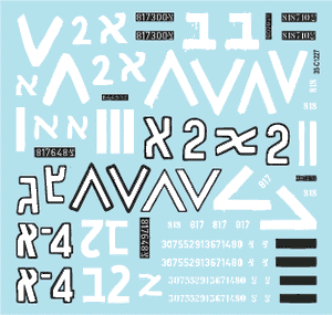 Star Decals 35-C1227 Israeli AFVs 10 1/35 – immagine 3