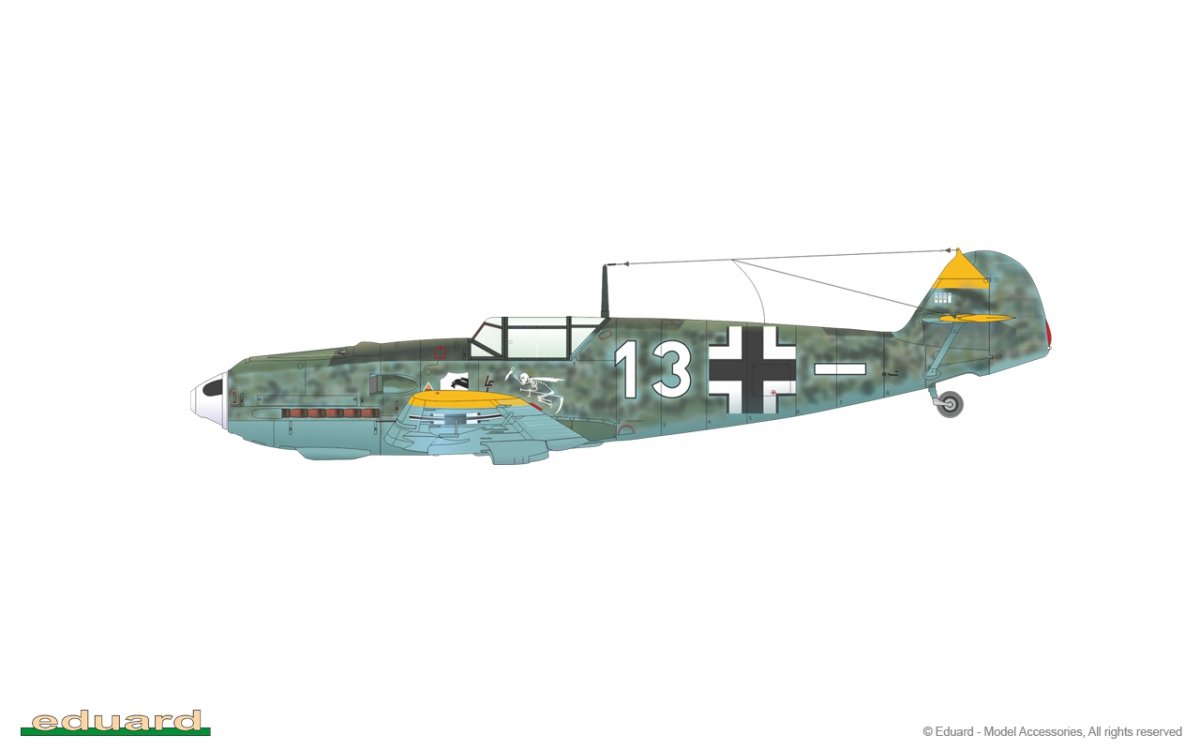 Eduard 84157 Bf 109E-3 Weekend Edition 1/48 – imagen 3