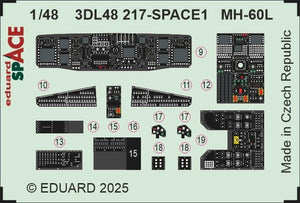Eduard 3DL48217 MH-60L SPACE ICM 1/48 – Bild 3