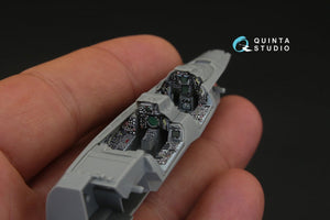 Intérieur imprimé en 3D et coloré sur papier décalcomanie Quinta Studio QD72025 F-14A (pour kit GWH) 1/72 – image 5