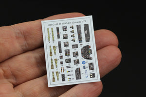 Quinta Studio QD72188 Bf 110G2/4 3D-Printed &amp;amp; coloured Interior on decal paper (Eduard) 1/72 – imagen 4