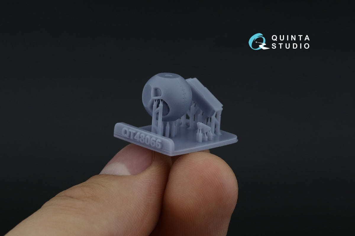 Quinta Studio QD+48535 AH-1Z Zulu Cobra/Viper 3D-Printed &amp;amp; coloured Interior on decal paper (KittyHawk) (with 3D-printed resin parts) 1/48 – Bild 9