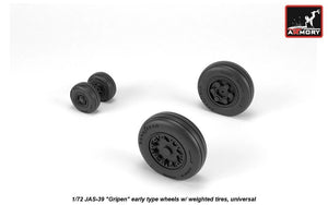 Armory Models AW72503 JAS-39 Gripen wheels w/ weighted tires, early 1/72 – Bild 3