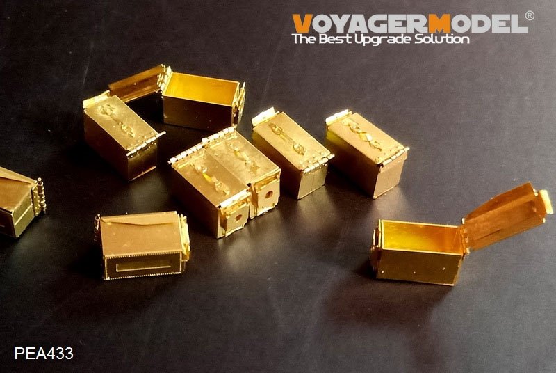 Voyager Model PEA433 Modern US ARMY Cal .50 M2 Ammunition Can Old Model Patten 1(GP) 1/35 – immagine 2