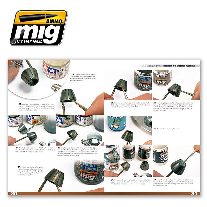 AMMO of Mig Jimenez 6051 ENCYCLOPEDIA OF AIRCRAFT MODELLING TECHNIQUES VOL.2 : INTERIORS AND ASSEMBLY (ENGLISH) – immagine 8