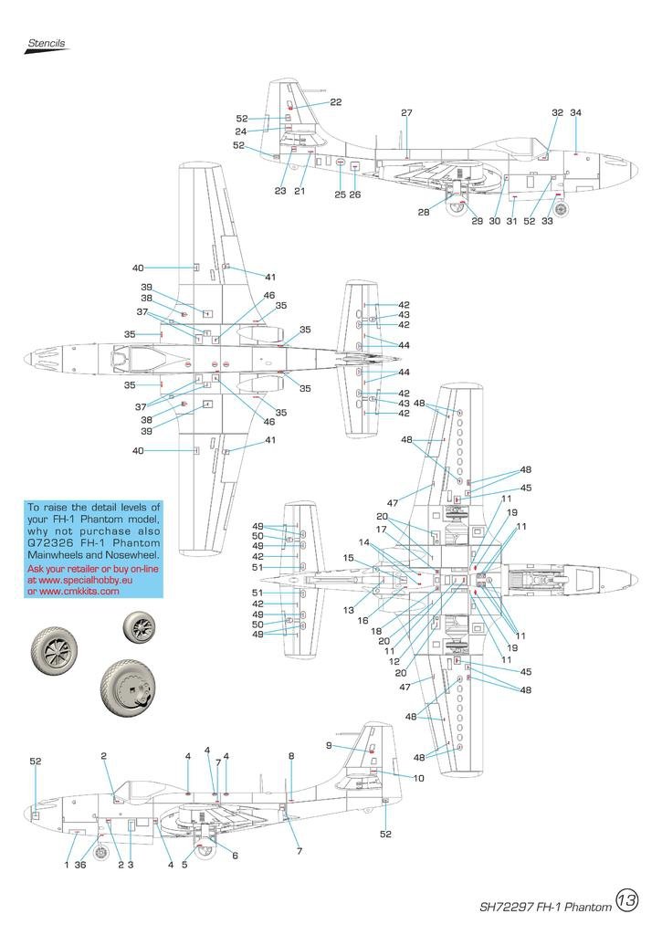 Special Hobby 72297 FH-1 Phantom Demonstration Teams and Trainers 1/72 – zdjęcie 7
