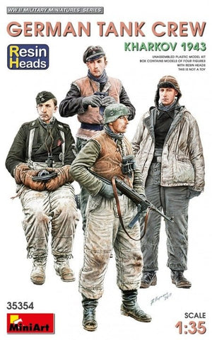 MiniArt 35354 Équipage de char allemand Kharkov 1943 (Têtes en résine) 1/35