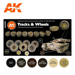 AK Interactive AK11672 3G TRACKS &amp;amp; WHEELS 6x17 ml – zdjęcie 2
