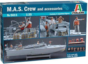 Italeri 5611 M.A.S. Crew and Accessories 1/35